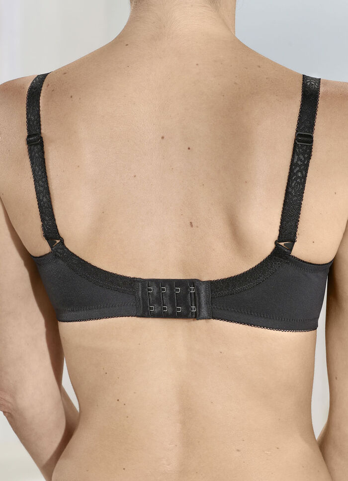 Triumph Amourette minimzer beugelbeha met elastische kant ZWART