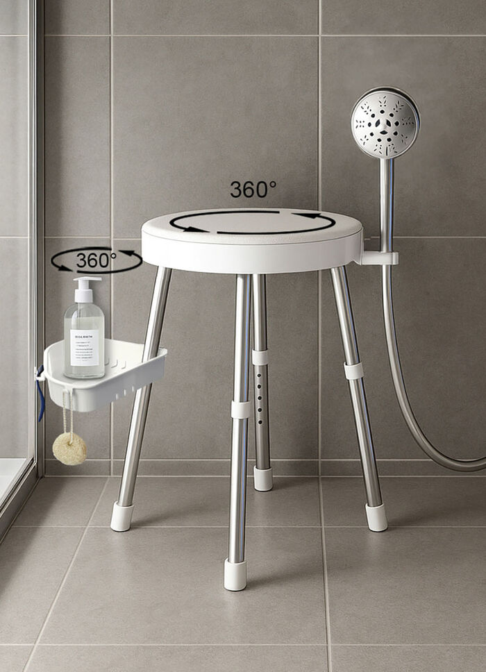 Douche- en badstoel 