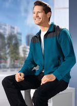 Sweatvest met zijzakken 