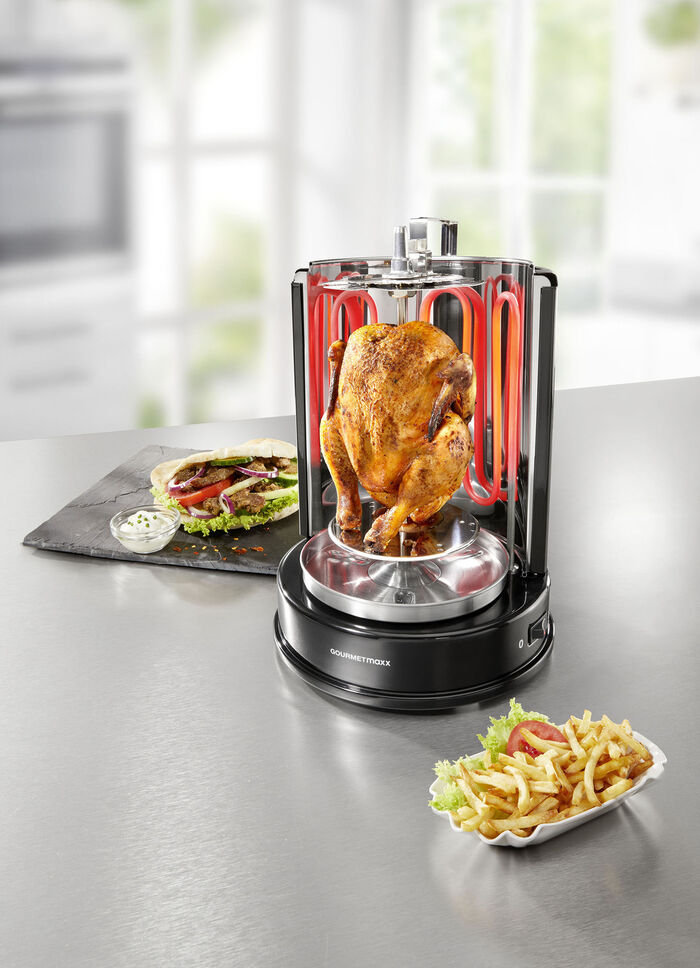 Multigrill voor maximaal 4 kg vlees 