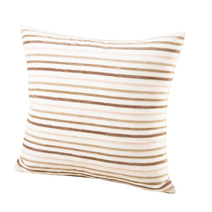 Kussenhoes met strepenmotief 