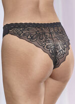 Set van drie slips met elastisch kant