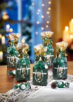 Cadeauzakjes, set van 5, met zoete vulling 