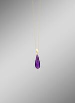 Grote hanger met amethist 