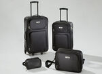 Kofferset, 4-delig ZWART