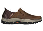 SKECHERS, comfortabele herenpantoffels, met voorgevormde instaphak DONKERBRUIN
