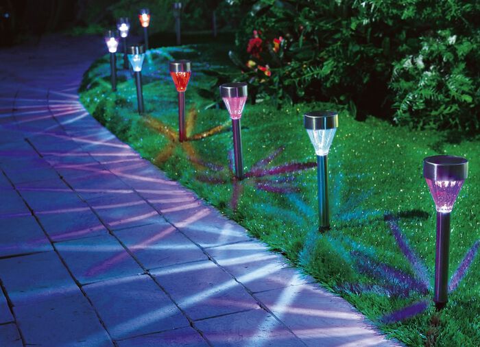 Solar tuinverlichting, sterrenlicht, 10-delig 
