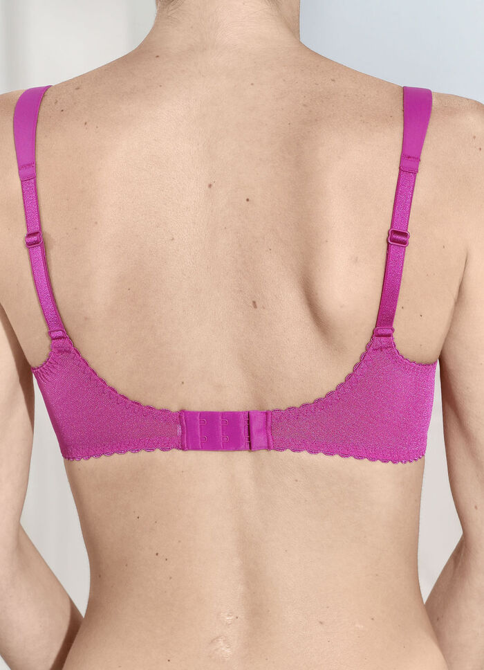 Rosa Faia beugelbeha met tule borduurkant AZALEE