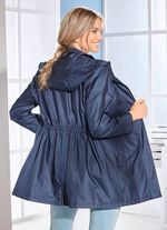 Functionele jas met afneembare capuchon 