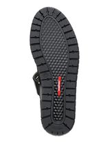 ELENA EDEN pantoffels gemaakt van nappaleer en stretchmateriaal 