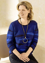 Trui met plooistructuur 