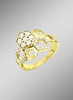 Prachtige damesring met diamanten 