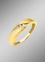 Tijdloze elegantie: damesring met 3 diamanten 