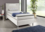 Boxspringbed met ledverlichting WIT