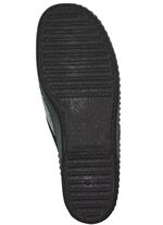 Slippers gemaakt van zacht velours materiaal ANTRACIET-GRIJS