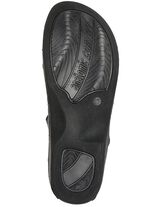 ELENA EDEN, klassieke damessandalen, breedte H, met klittenbandsluiting ZWART