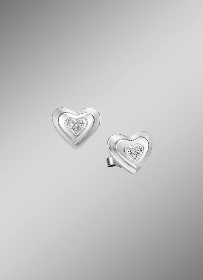 Oorknopjes met hartje 