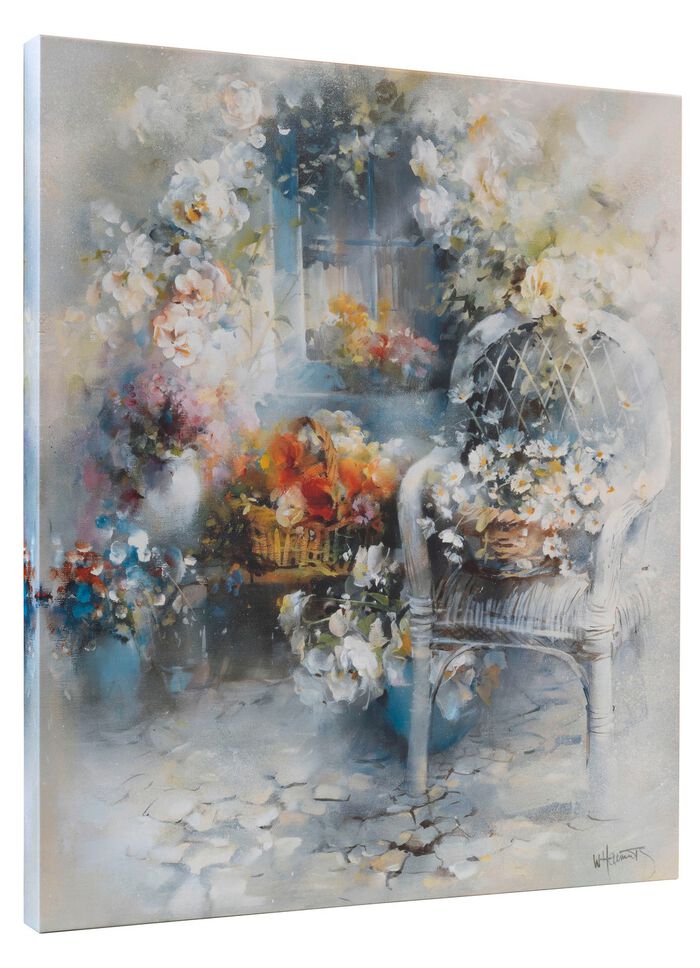 Doek gespannen op spieraam 