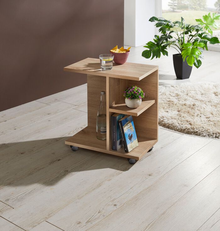 Zijwagen op wielen EIK SONOMA