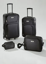 Kofferset, 4-delig ZWART