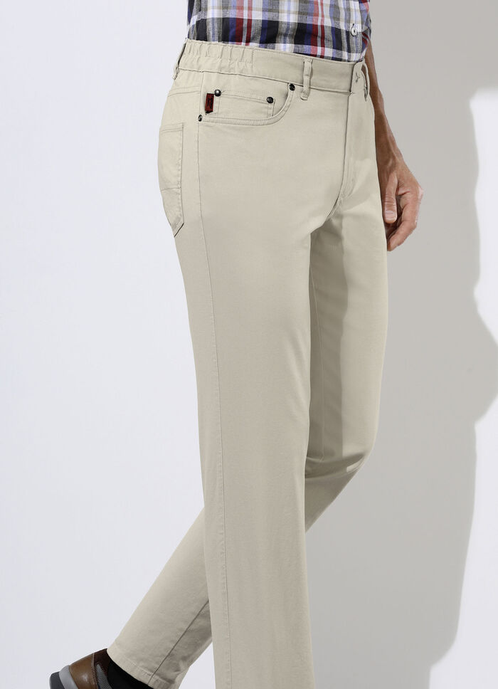 'Francesco Botti' broek, in 4 kleuren BEIGE