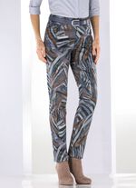 Broek met elastische tailleband aan de achterkant 