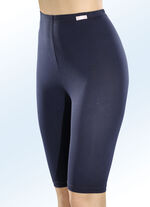 Set van twee fietsbroeken met elastische tailleband 1X MARINE, 1X GRIJS GEMÊLEERD