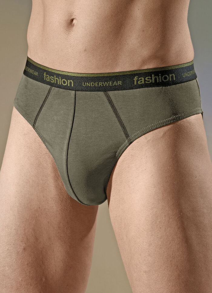 Pak van vier slips met elastische band 