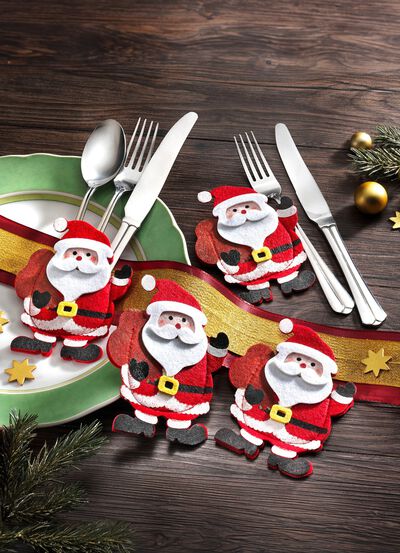 Bestekzakjes, set van 4 