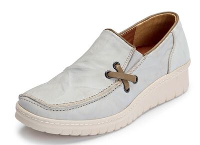 ELENA EDEN pantoffels met een gerimpelde structuur 