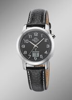 Modieus, sportief dames leren polshorloge 