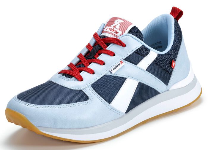Rieker sneakers met klassieke vetersluiting BLAUW