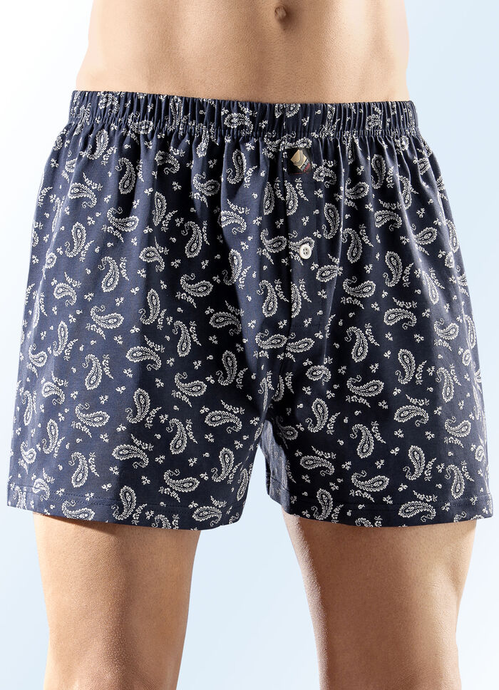 Set van vier boxershorts, Paisley-print all-over 