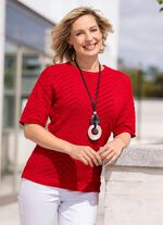 Trui met opengewerkt patroon 