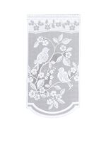 Raam- en deurgordijn 'Vogeltje' in verschillende kleuren 