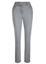 Jeans met 5 zakken GRIJS