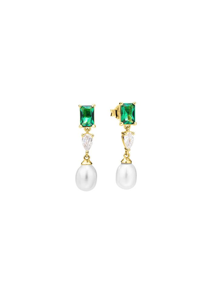 Elegantie in beweging &ndash; oorbellen met parels en kristalglans 