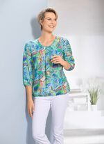 Tuniek met decoratieve plooien 