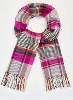 Sjaal met ruitdessin 