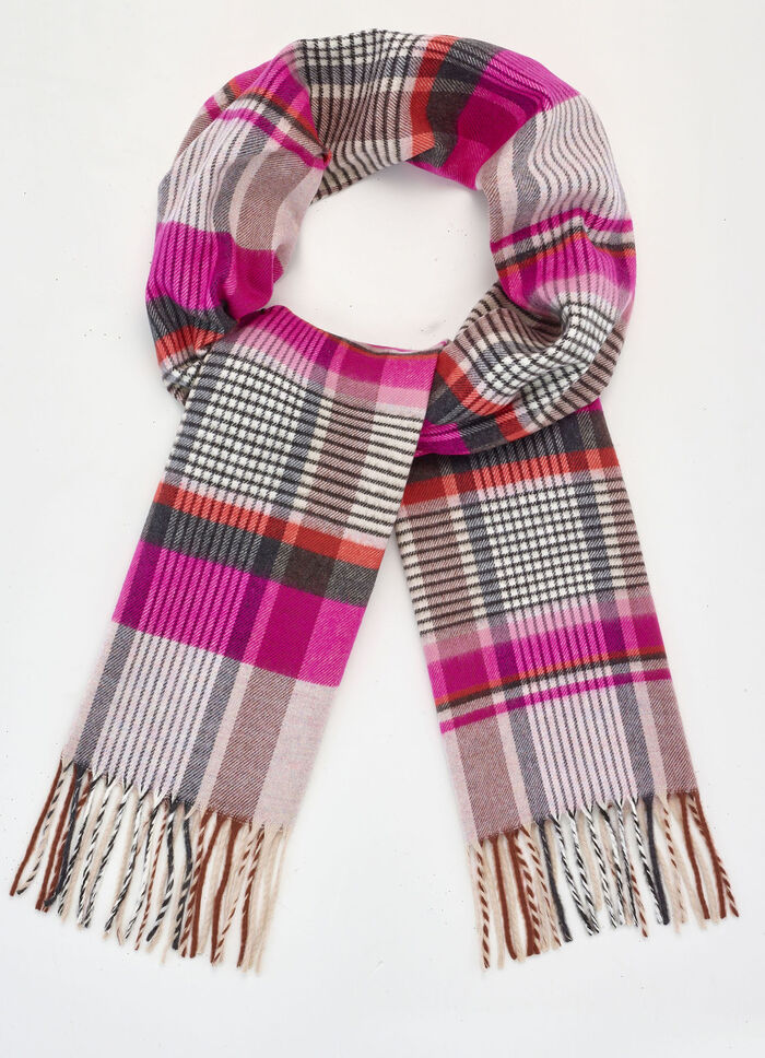 Sjaal met ruitdessin 