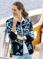 Vest in jacquarddessin 