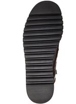 Waldl&auml;ufer enkellaarzen van nappaleer met krokodillenreli&euml;f BRUIN