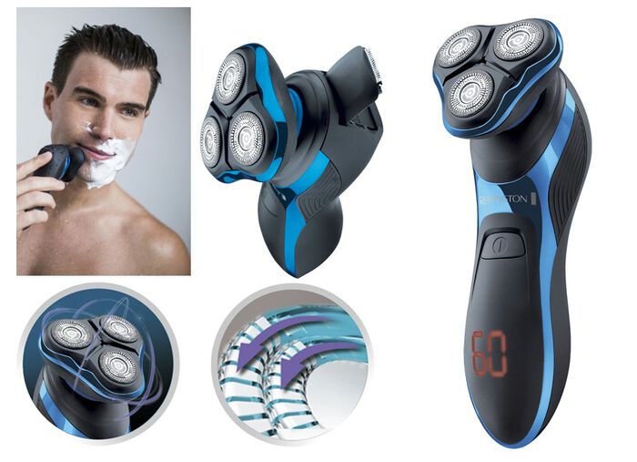 REMINGTON HyperFlex Aqua Plus draadloos roterend scheerapparaat XR 1470 