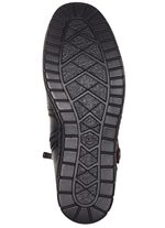 ELENA EDEN laarsje met aantrekkelijke metalen sieraden ZWART-BORDEAUX