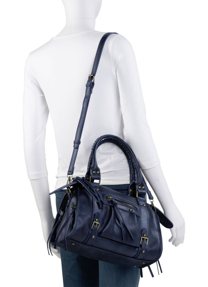 Collezione Alessandro tas met speelse versieringen DONKERBLAUW