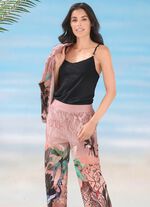 Laurina blousejasje met briljant kleurenprintdesign 