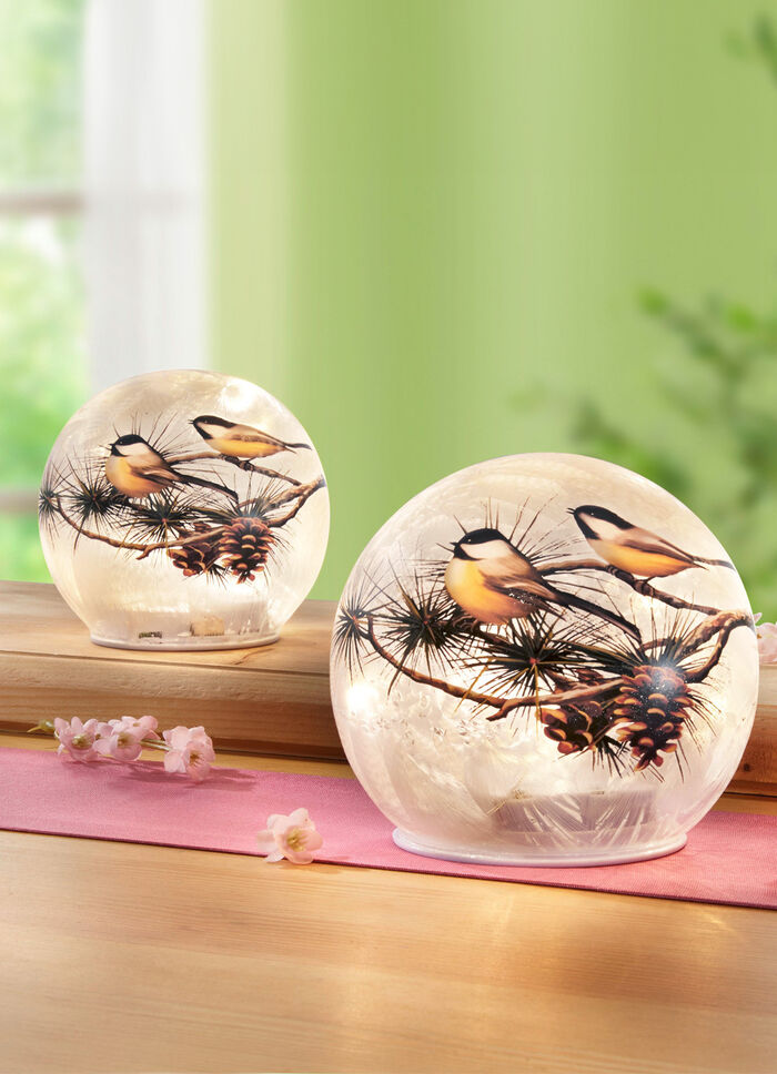 Verlichte bal, set van 2 