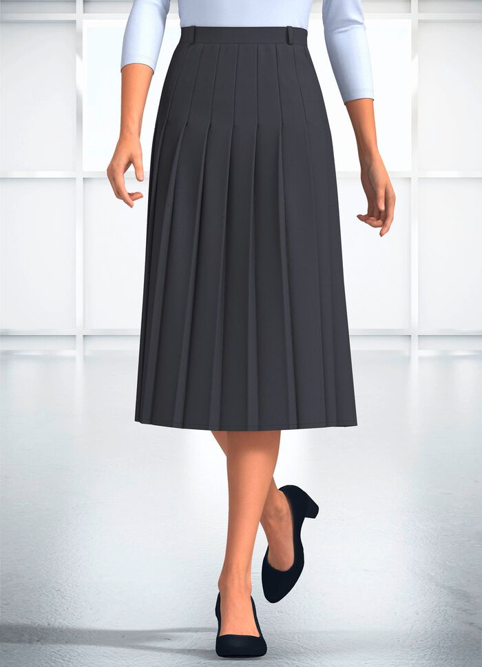 Rok met plooien rondom 