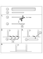 Nieuwe wollen tochtstrip voor deuren ANTHRAZIT