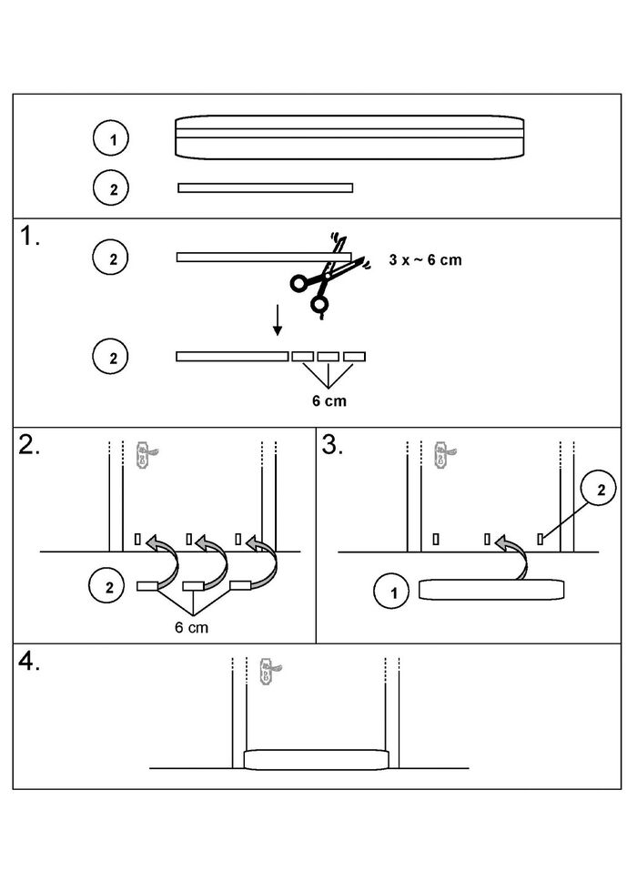 Nieuwe wollen tochtstrip voor deuren ANTHRAZIT